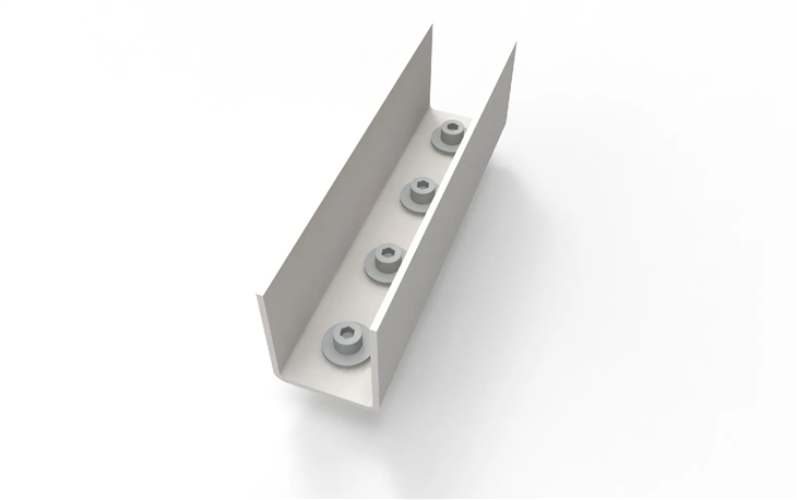 pv ground mounting systems rails